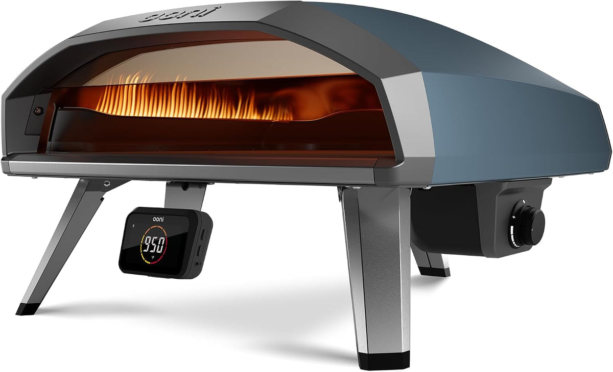 Forno elettrico, Ooni, 510 °C, 46 cm, Blu, Bluetooth