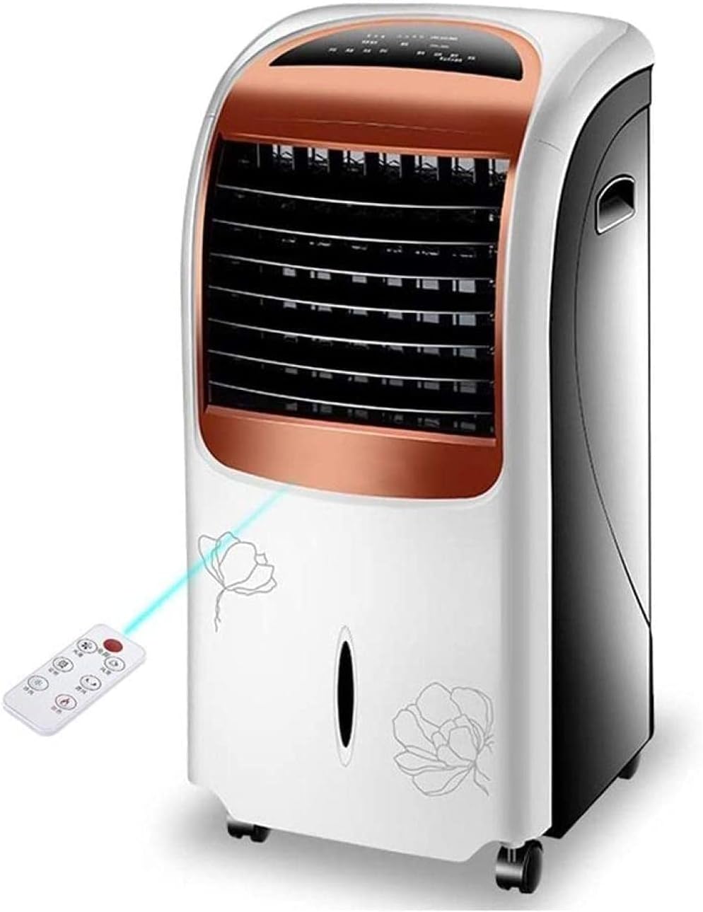 ASerZenith, Condizionatore portatile, 8 litri, 80 W, Bianco, telecomando