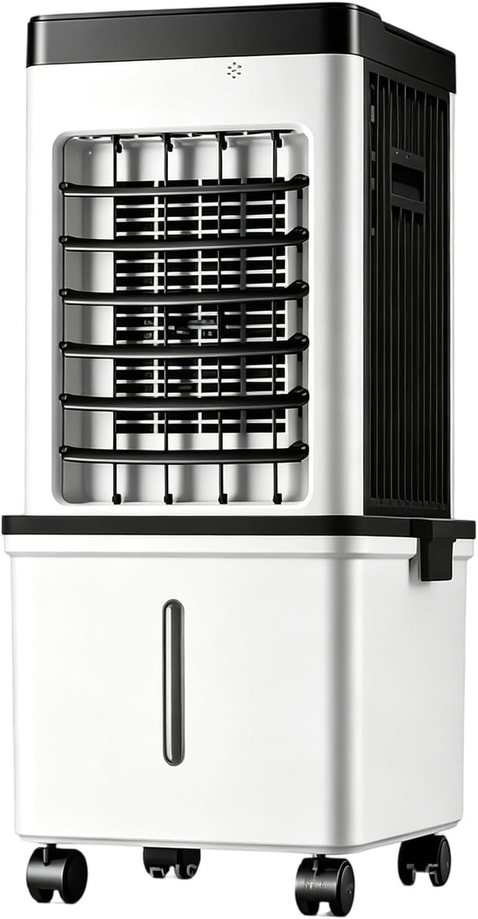 Condizionatore portatile, 15 L, 60 dB, Bianco, telecomando, timer