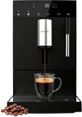 Cecotec, Macchina da caffè, 1350 W, 19 bar, 120 g, Nero/Argento, vano contenitore