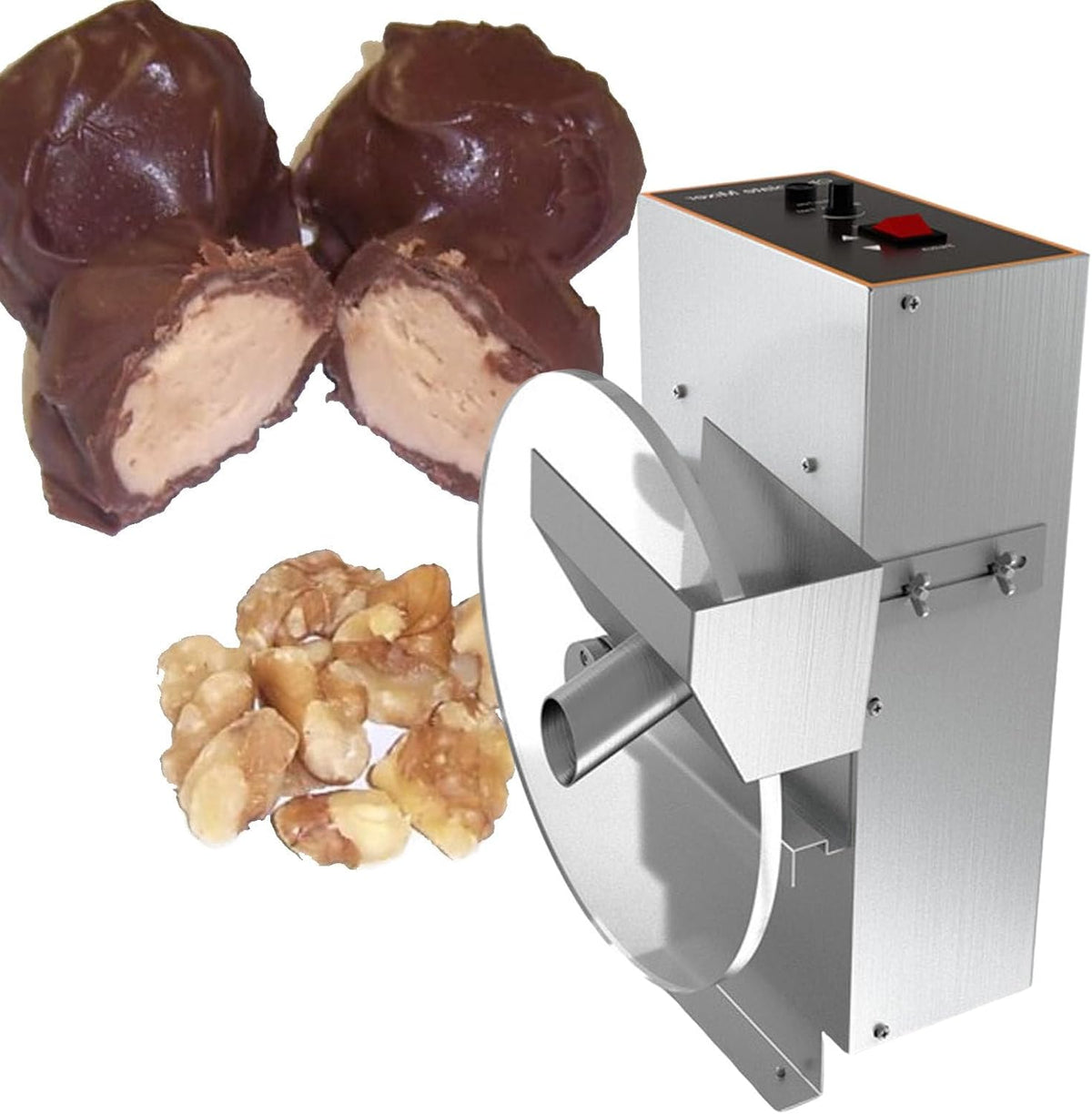 ASerZenith, Set da fonduta elettrico, 55 giri/min, 60 W, 28,5 cm, Nero