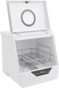 Tavolo, Jerool, 800 W, 38,7 x 37,3 x 39,2 cm, 220 V, Bianco, illuminazione LED