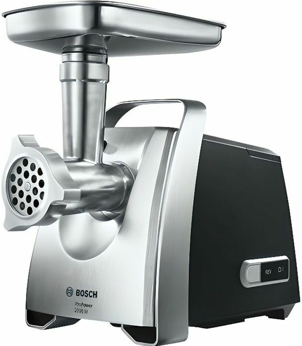 Tritacarne, MFW68640, Bosch, 2200 W, 4,3 kg, Nero, 10 funzioni