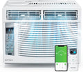Condizionatore, ROVSUN, 6000 BTU, 110 V, 40,6 x 38,6 x 31,8 cm, Bianco, telecomando, timer