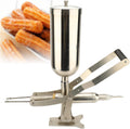 Jiawu, Macchine per ciambelle, 4,5 Litri, 57,5 x 56,5 x 20 cm, 7,9 pollici, Argento, acciaio inox