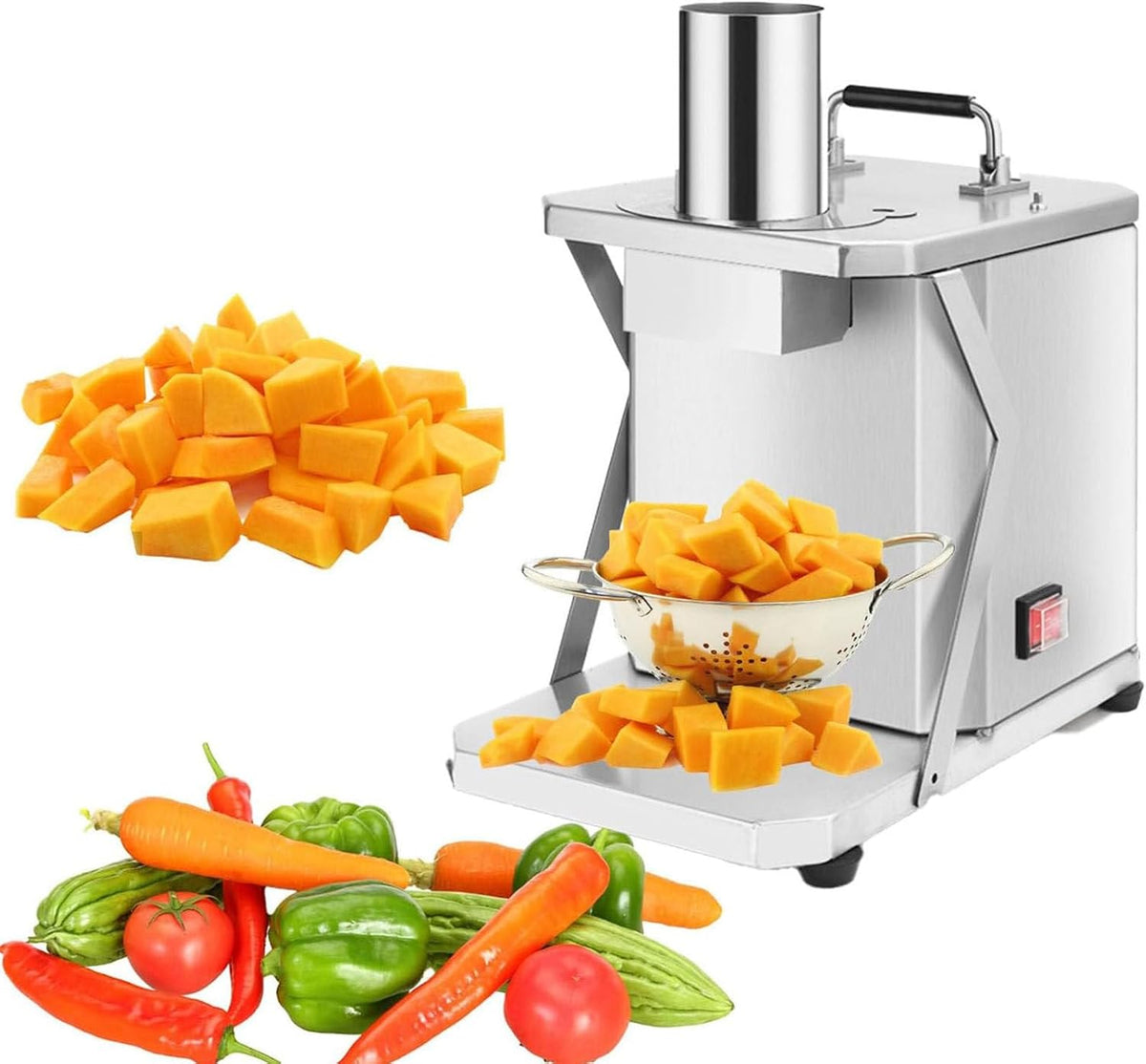 LSBHPPD, Robot da cucina, 200 W, 15 mm, 110 V, Grigio, acciaio inox