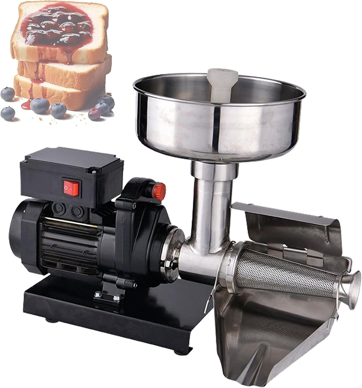 KJHYYPP, Schiacciapatate, 450 W, 220 V, 90 kg, Argento, acciaio inox