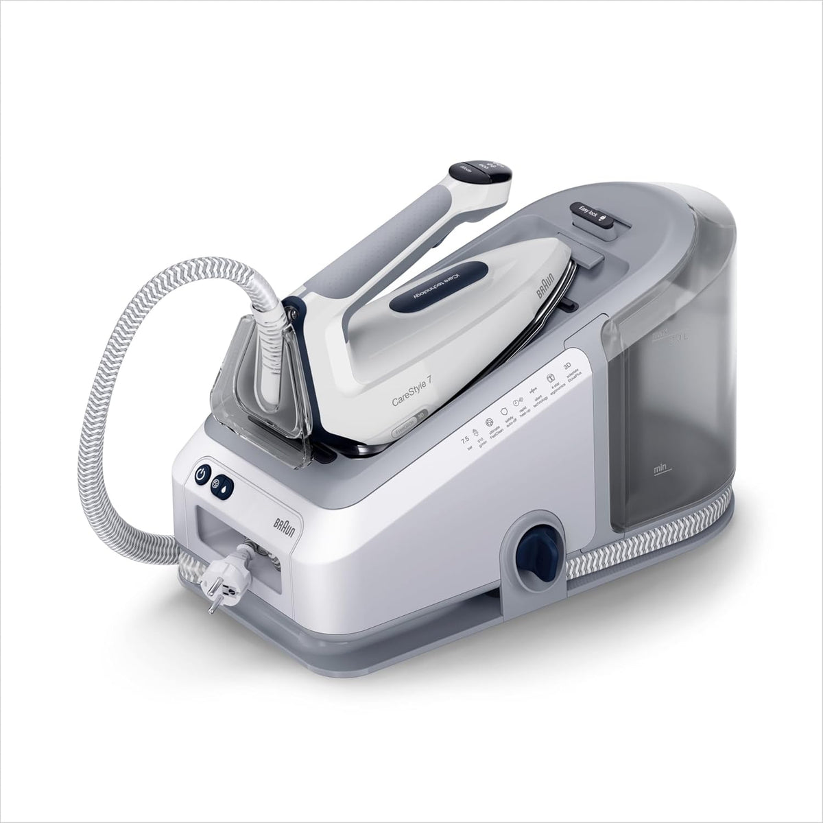 Ferri a vapore, IS7262GY, Braun, Marrone/Grigio