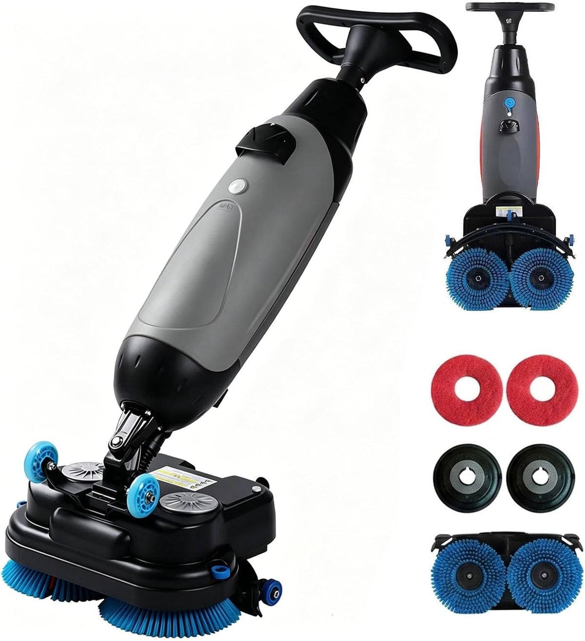 Koyike, Lavasciuga, 430 mm, 5,5 L, 22 kg, Grigio, vano contenitore, funzionamento senza fili