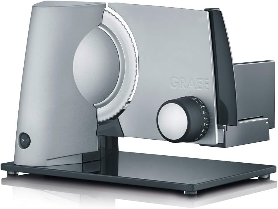 GRAEF, Affettatrice, SKS320, 170 mm, 45 W, 2 cm, Argento, acciaio inox