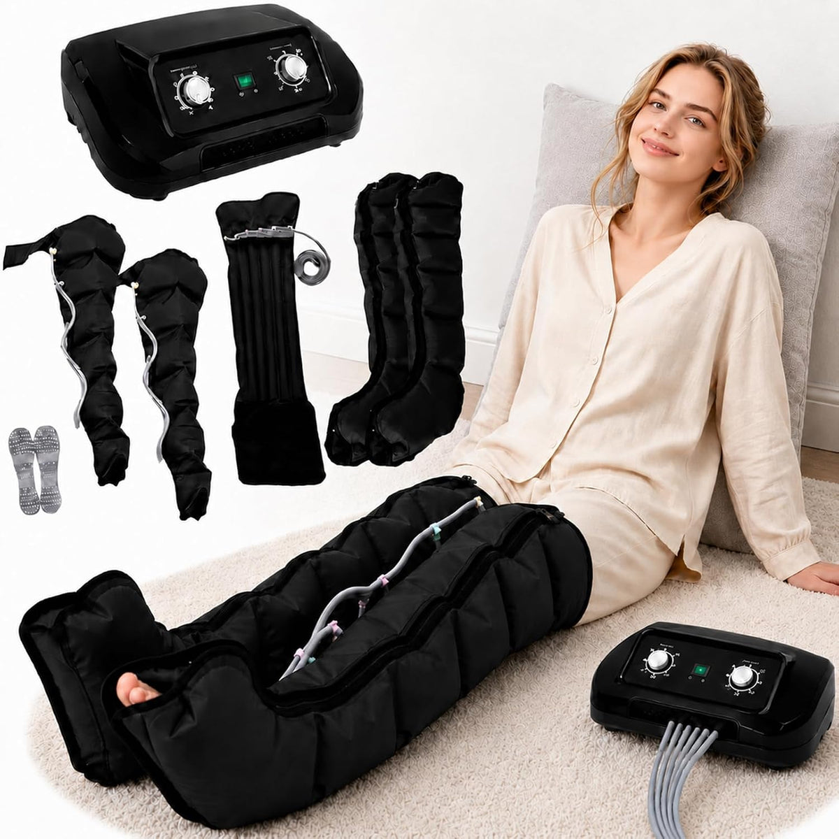 Massaggiatori elettrici per i piedi, 220 V, 30 W, 65 dB, Nero