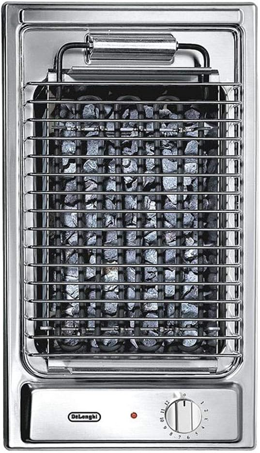 De'Longhi, Piano cottura, 30 cm, 2400 W, 288 Mm, Argento, acciaio inox