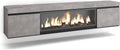 Skraut Home, Mobili, 107 cm, 32 cm, 34 W, Nero, illuminazione LED, telecomando