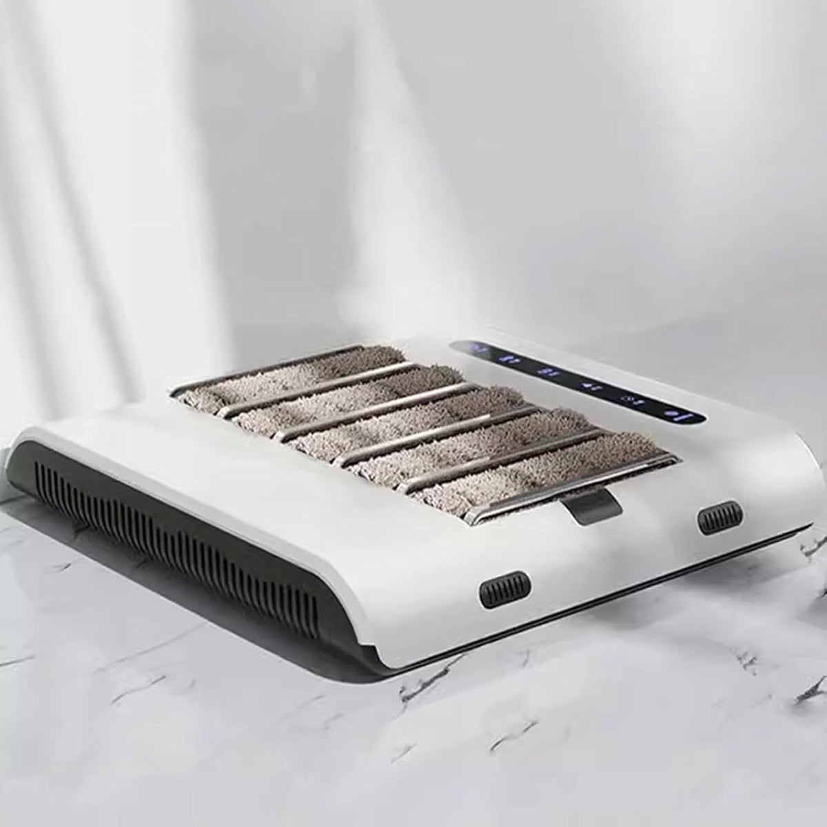 Spazzole per scarpe, 350 x 353 x 53 mm, 12 V, 260 giri/min, Nero