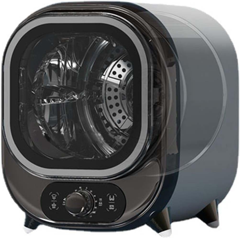 Asciugatrice, 5 kg, 450 W, 1.4 m, Nero, acciaio inox
