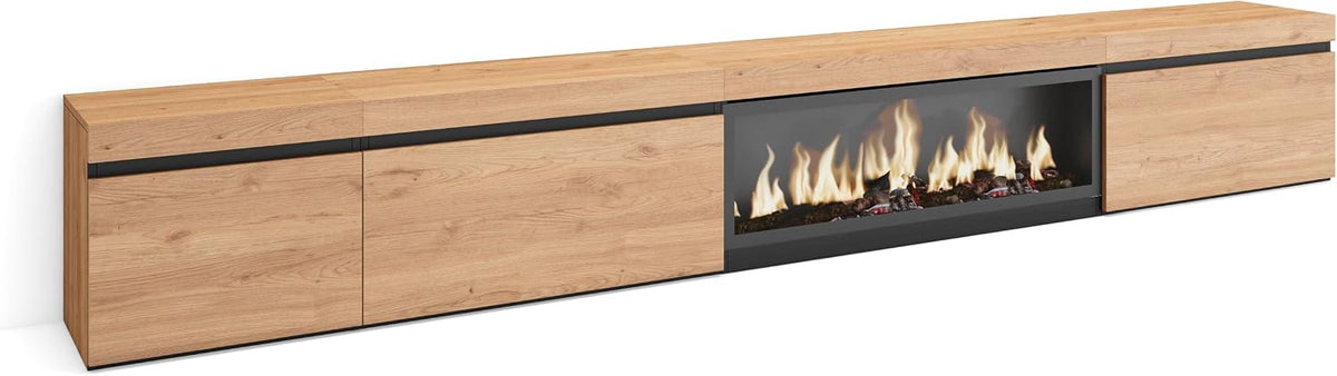 Skraut Home, Smart TV, 51 cm, 45 cm, 35 cm, Nero, illuminazione LED, telecomando