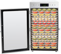 Essiccatori per alimenti, 800 W, 30-90 °C, 1 kg, Argento, acciaio inox, illuminazione LED, timer