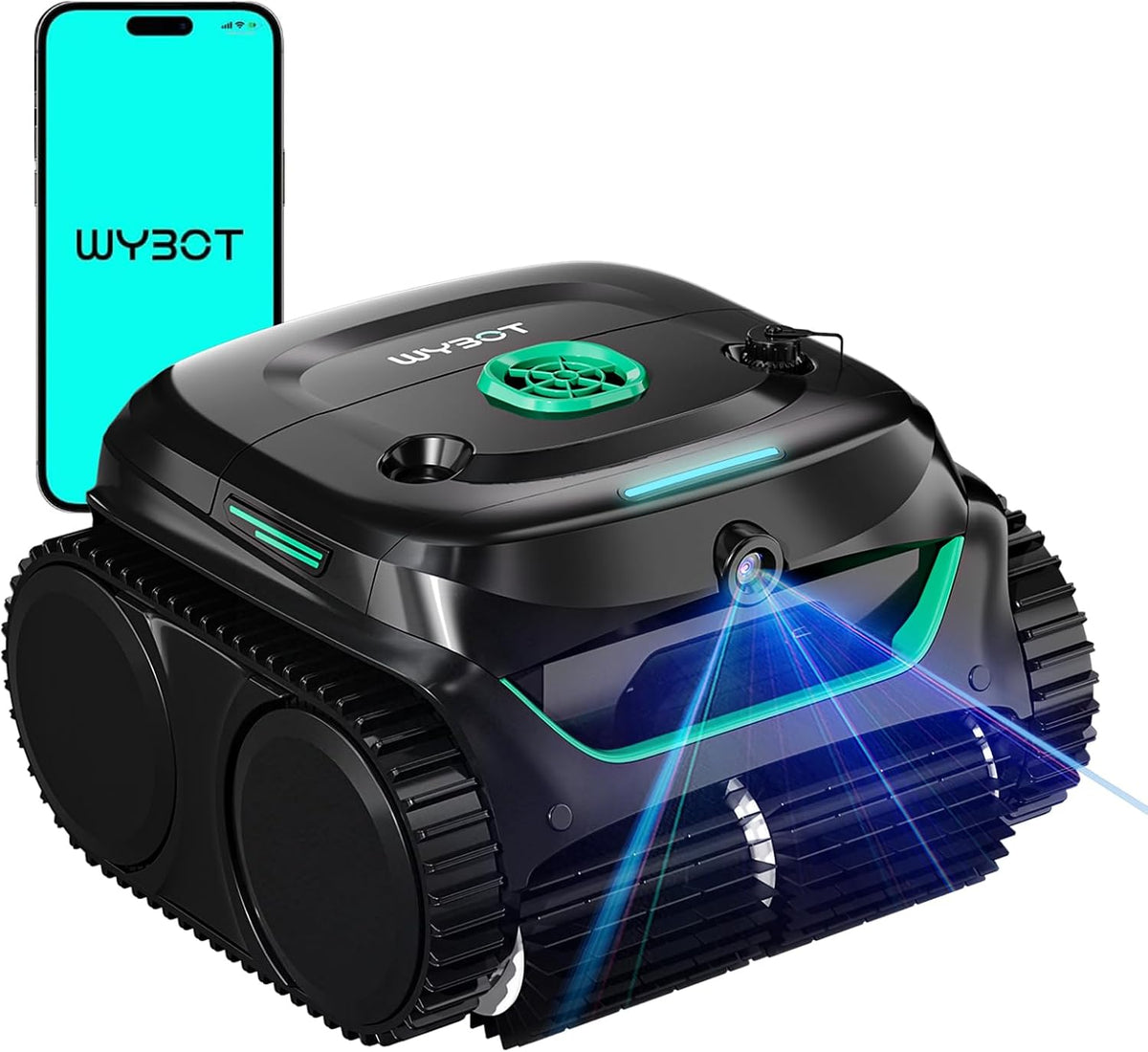 Pulitori automatici, WYBOT, 210 m, Verde, filtro HEPA, funzionamento senza fili