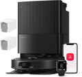 roborock, Robot aspirapolvere, 35A, Nero, autopulizia