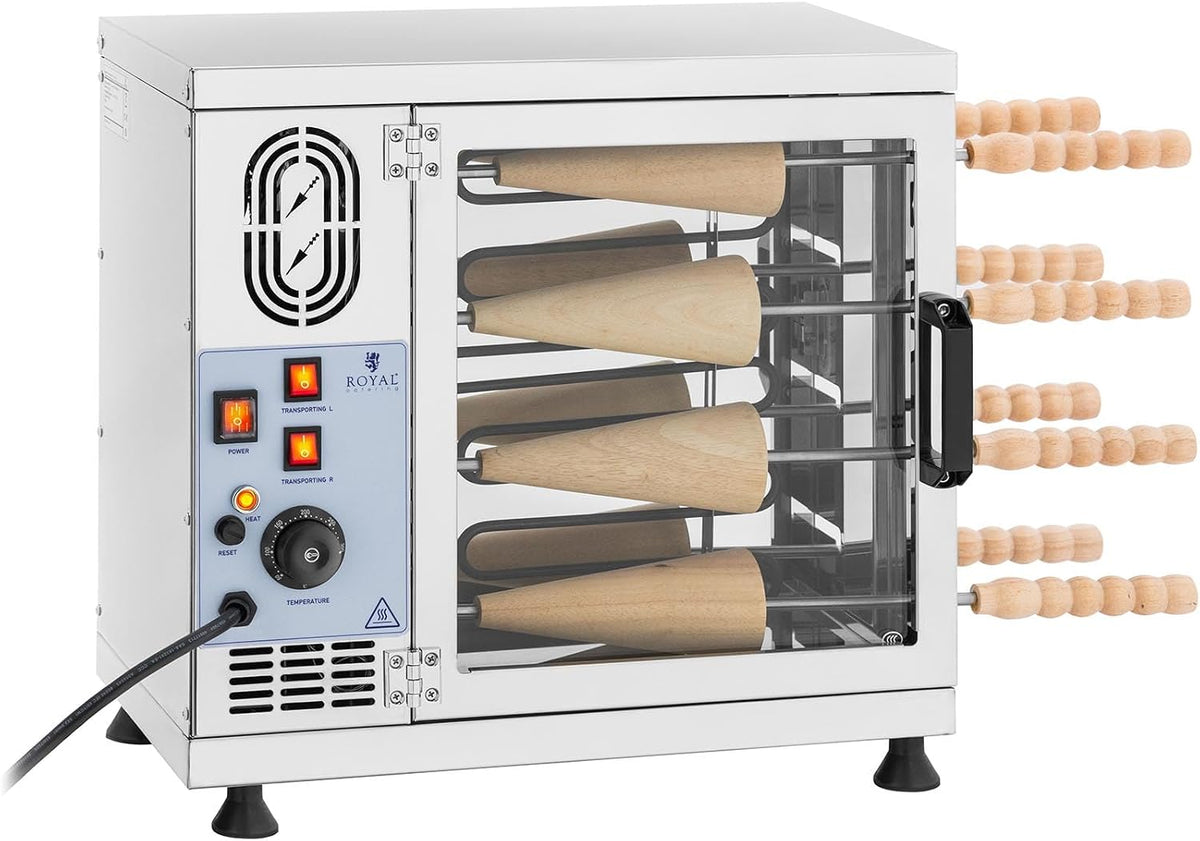 Royal Catering, Gelatiera, RCOV-02, 3500 W, 50 - 300 °C, Nero, acciaio inox