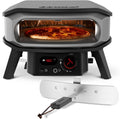 cozze, Fornetti elettrici per pizza, 34,5 cm, Nero, acciaio inox, illuminazione LED
