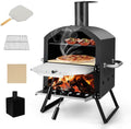 Forno per pizza, 43,2 cm, 32 cm, 71,5 cm, Nero/Argento
