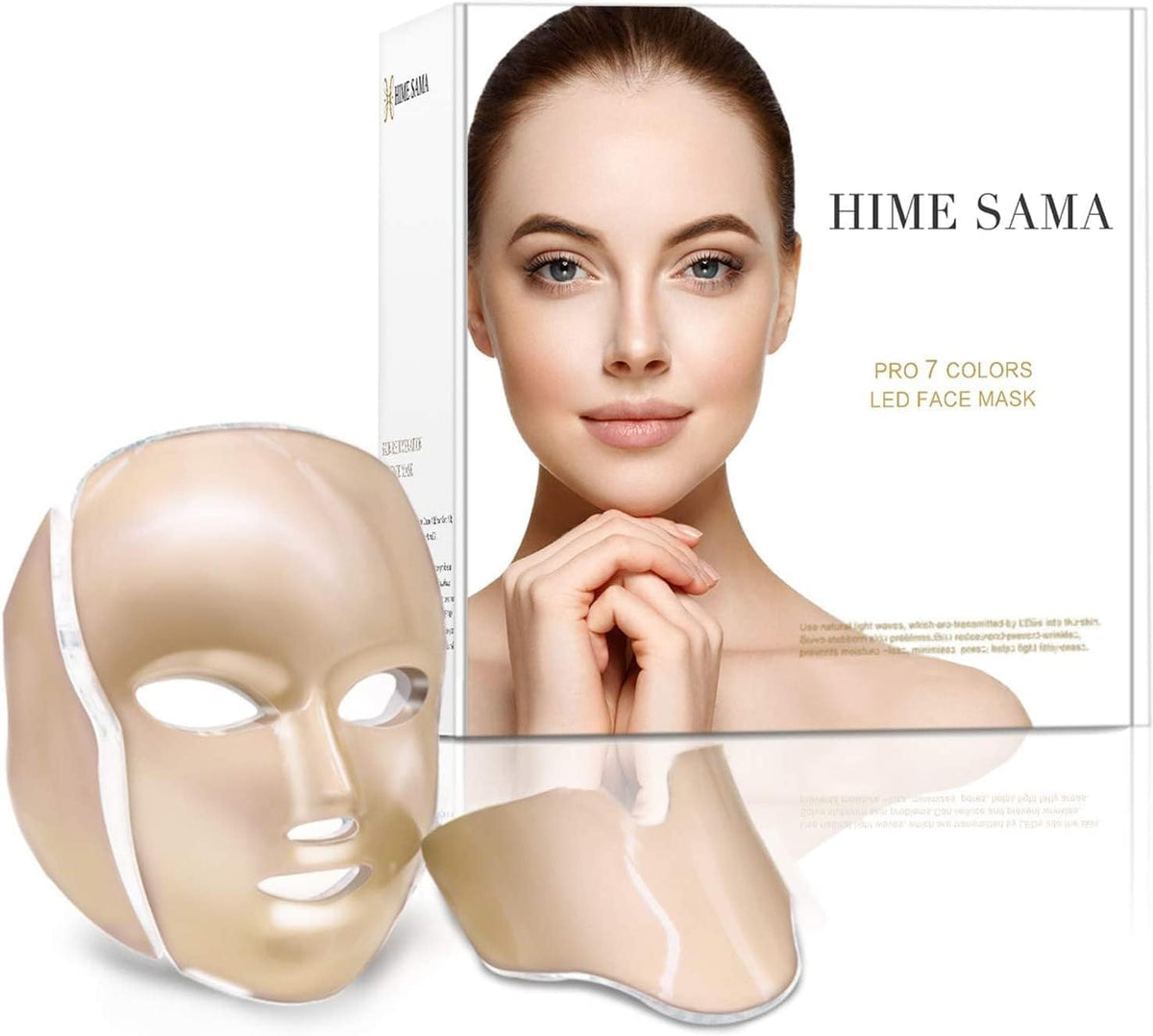 HIME SAMA, Maschere, Nero, illuminazione LED