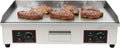 Tavolo, QRANSEUYXY, 73 x 40 cm, 3000 W, 110 V, Argento, acciaio inox, vano contenitore, funzione grill
