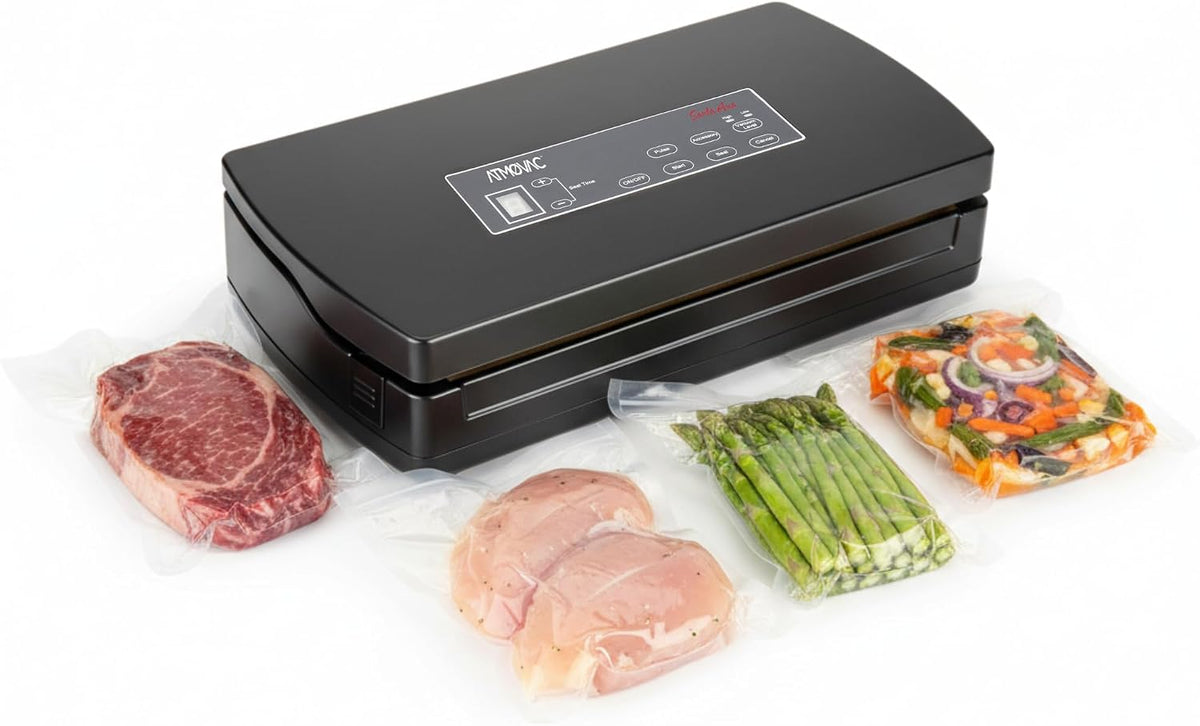Atmovac, Macchine sottovuoto per alimenti, Argento, acciaio inox