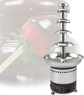 QianCruxtacy, Fontane di cioccolata, 28×58 cm, 3 kg, 300 W, Argento, acciaio inox
