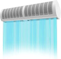 Ventilatori da parete, 11 m, 80 W, 56 dB, Bianco