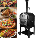 Forno per pizza, 12 pollici, 22 kg, Nero/Argento, acciaio inox