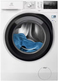 Electrolux, Lavatrice, EW6FBG210G, 10 kg, 1351 Giri/min, 68,6 L, Bianco, acciaio inox, motore inverter