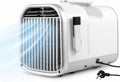 dosiwlatever, Condizionatore portatile, 1200 W, 10 m, 24 V, Bianco, timer