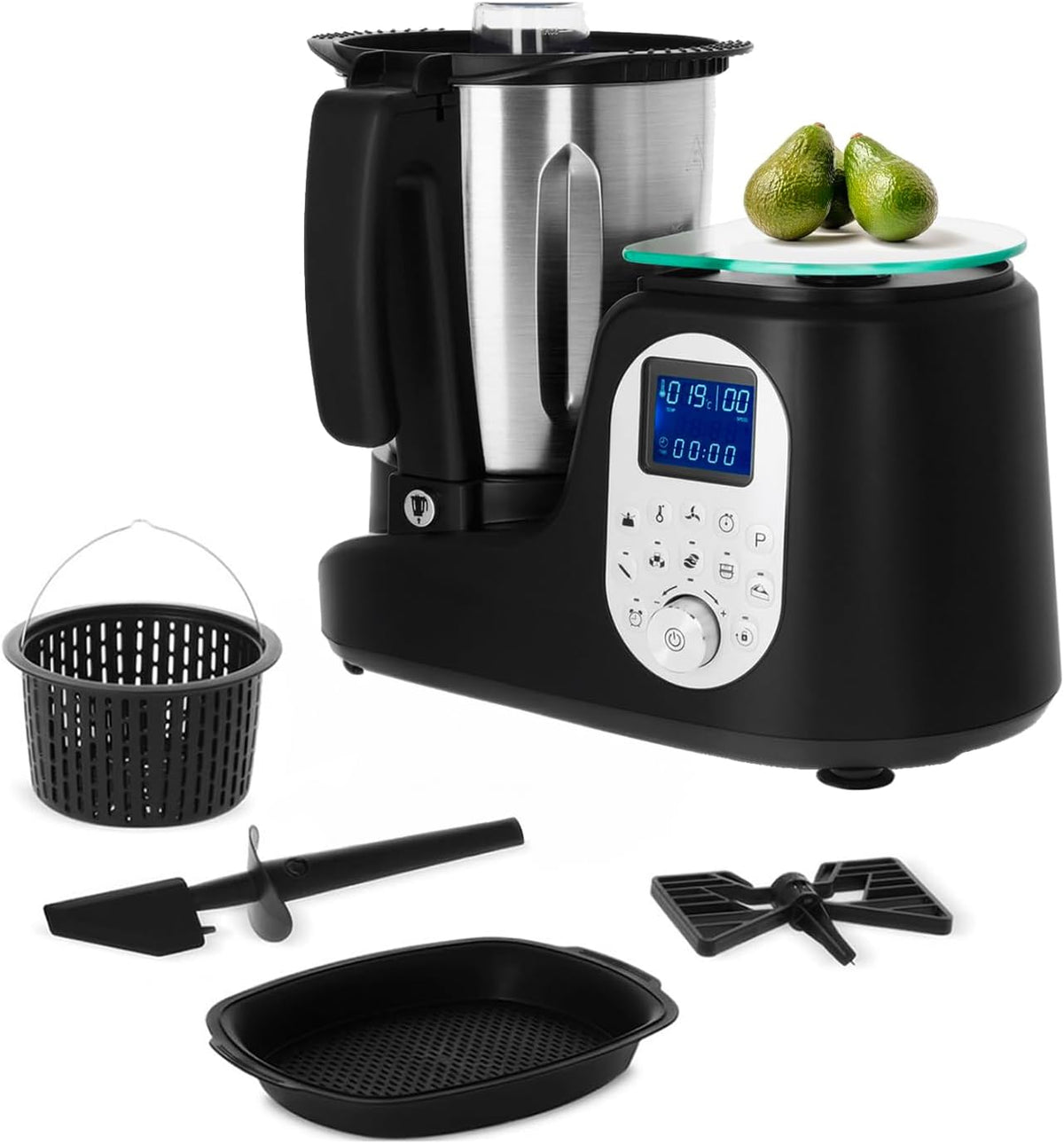 Robot da cucina, Avilia, 32x37.8x25 cm, 3.5 L, 550 W, Nero