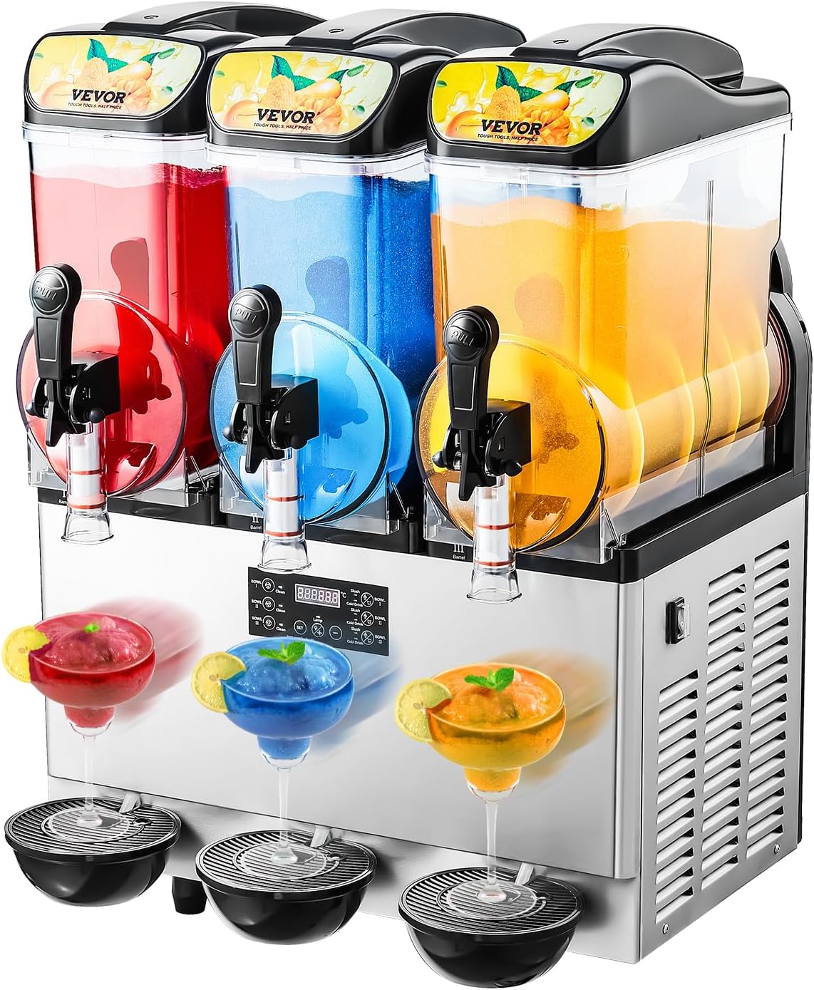 VEVOR, Macchine per granite, 15 L, Argento, acciaio inox