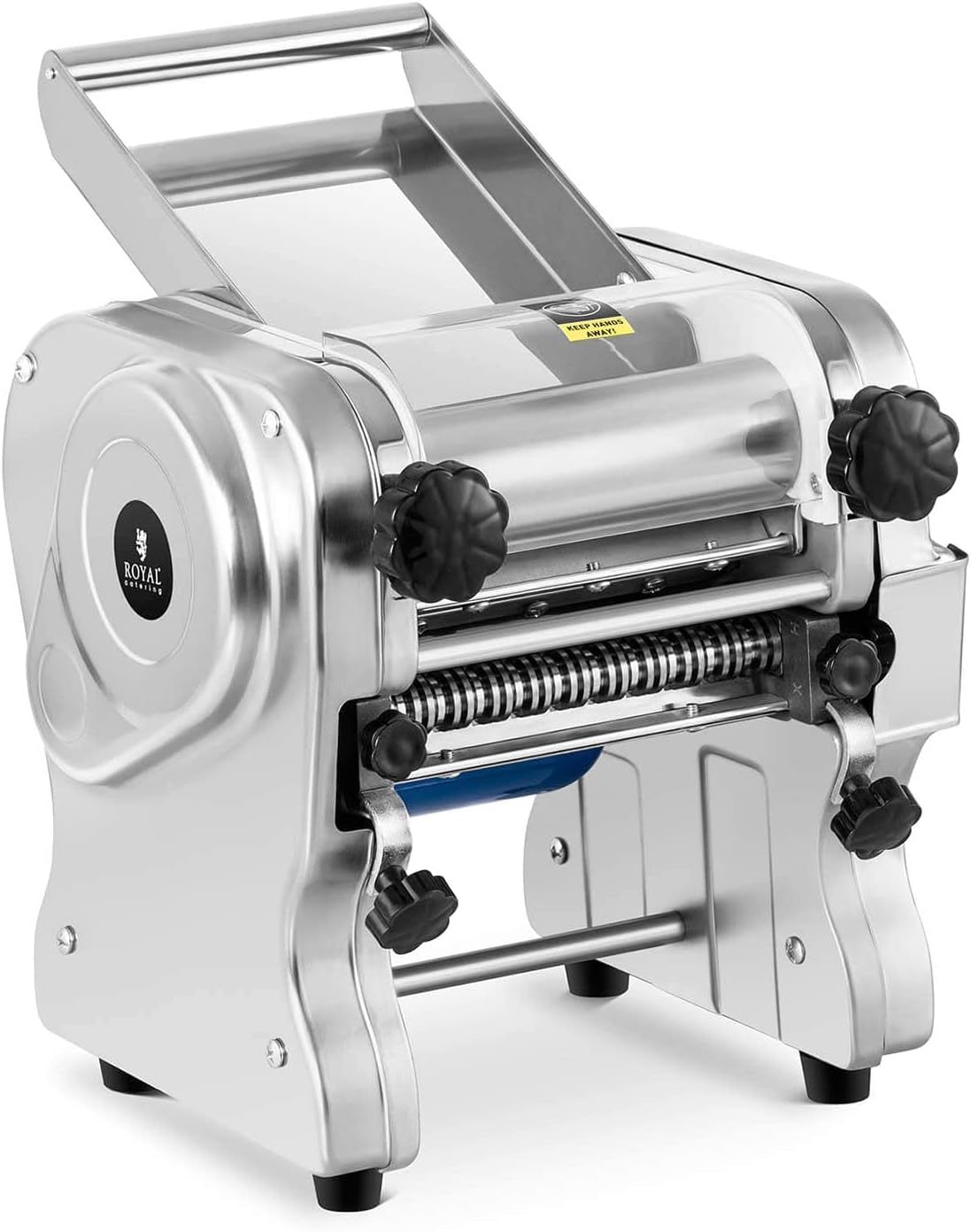 Royal Catering, Macchine per pasta a mano, EPM180, 18 cm, 14 mm, 550 W, Argento, acciaio inox