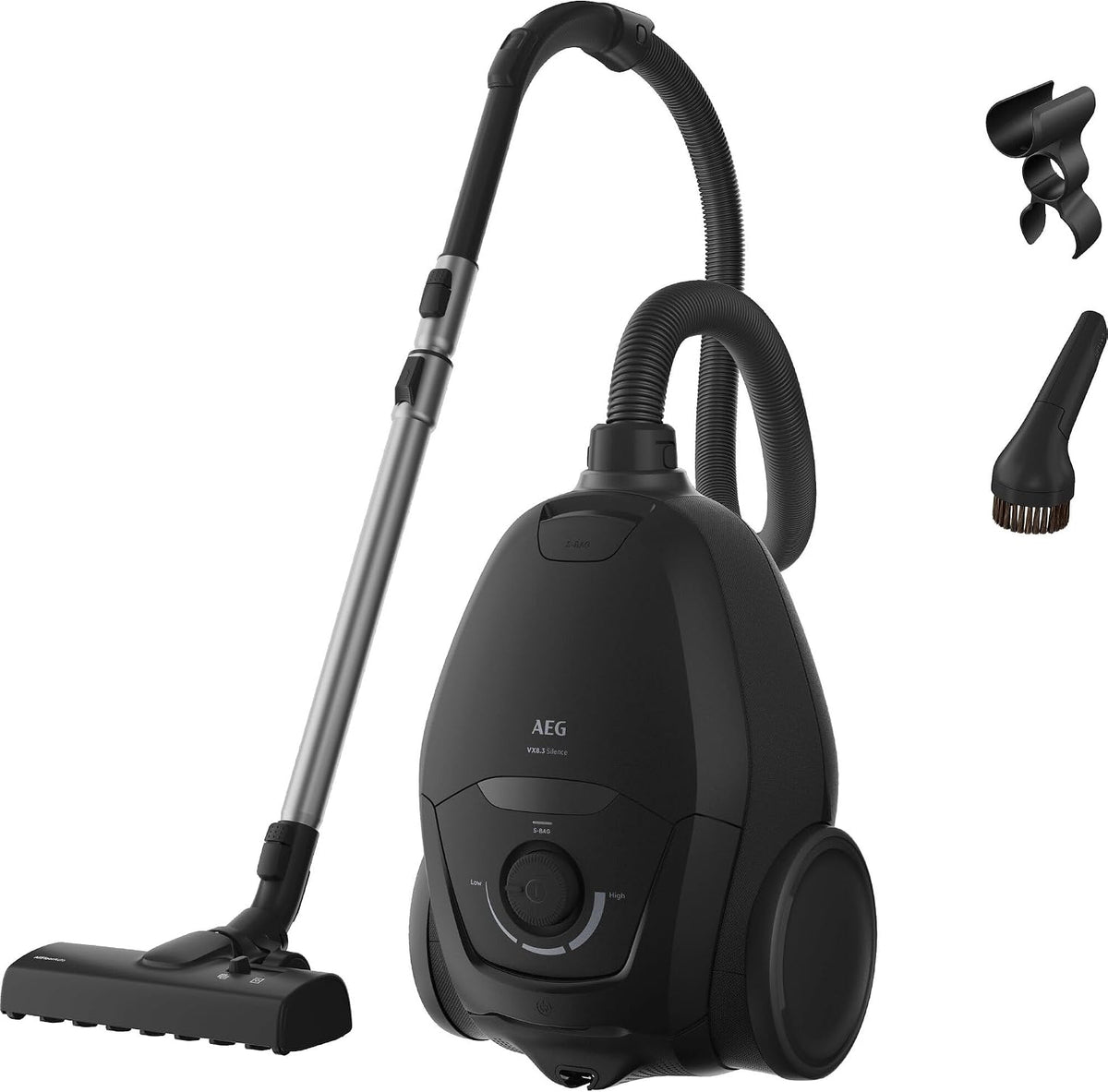 AEG, Aspirapolvere, VX83-2EBR, 64 dB, 12 m, 3,5 L, Nero