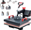 CREWORKS, Macchine da stampa, IN1, 38 X 38 CM, 1400 W, 250°C, Nero, alluminio, illuminazione LED