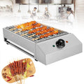 MTTXY, Barbecue elettrici, 1800 W, 50-300 °C, 54x28x13,5 cm, Argento, acciaio inox