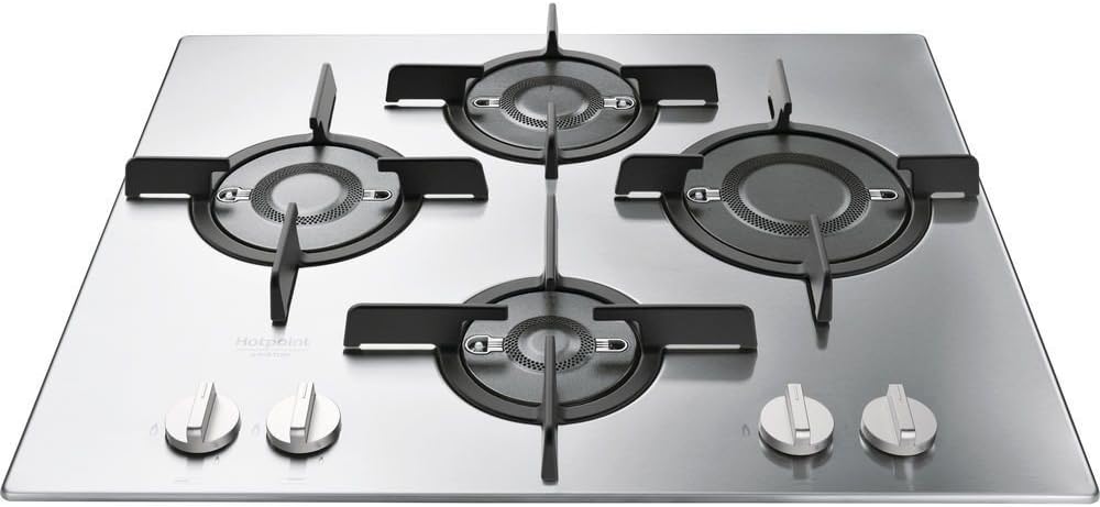 Hotpoint, Piano cottura a gas, 60 cm, Nero