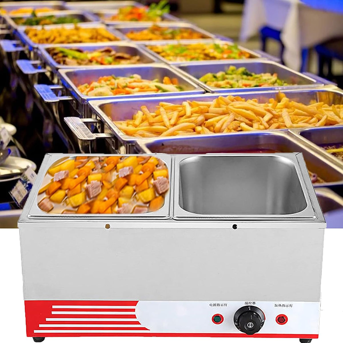 Tavolo, Aioneer, 1500 W, 30-80 °C, Argento, acciaio inox