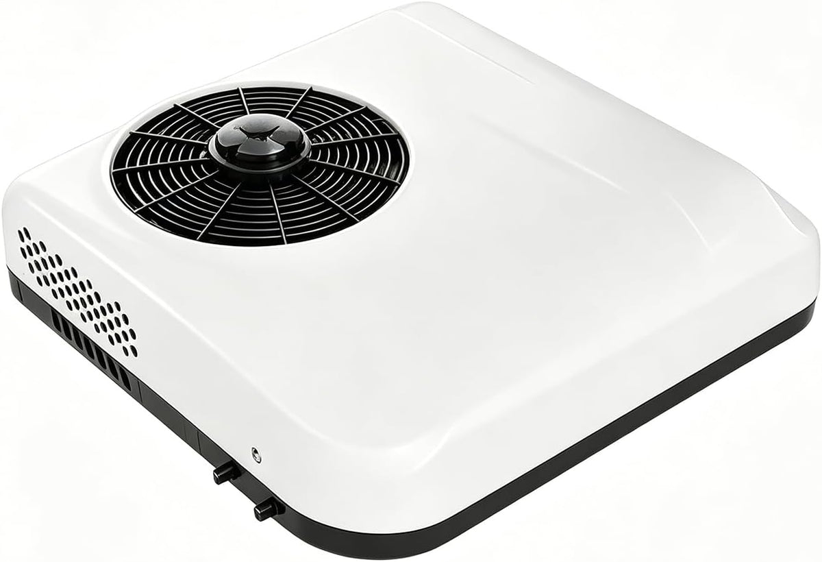 Condizionatore, Mavdecll, 12 V, 450 m³/ora, 850 W, Bianco, telecomando, motore inverter