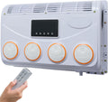 SXXAZLDP, Condizionatore, 48x32x15 cm, 12 V, 80 W, Bianco, alluminio, telecomando, motore inverter