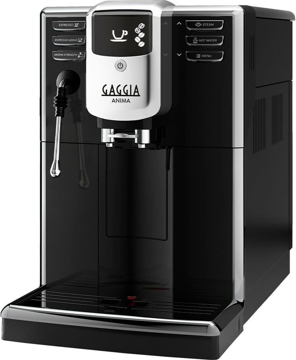 Gaggia, Macchina da caffè, 1850 W, 15 Bar, 250 g, Nero, acciaio inox, vano contenitore