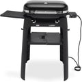 Barbecue elettrici, Weber, 33 × 49 cm, 315 °C, 1562 cm, Nero, struttura pieghevole