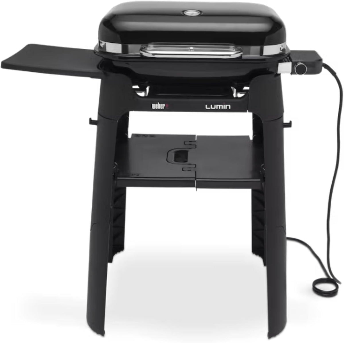 Barbecue elettrici, Weber, 33 × 49 cm, 315 °C, 1562 cm, Nero, struttura pieghevole