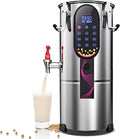 Frullini montalatte automatici, 280x280x550 mm, 800 W, 11 L, Argento, acciaio inox, illuminazione LED, timer, autopulizia
