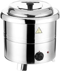 Credenza, DFGHNBVC, 13 Litri, 400 W, Argento/Nero, acciaio inox