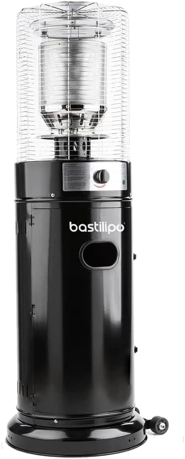 Bastilipo, Riscaldamenti da esterno, 11K, 11 kW, 30 m, 46 cm, Nero